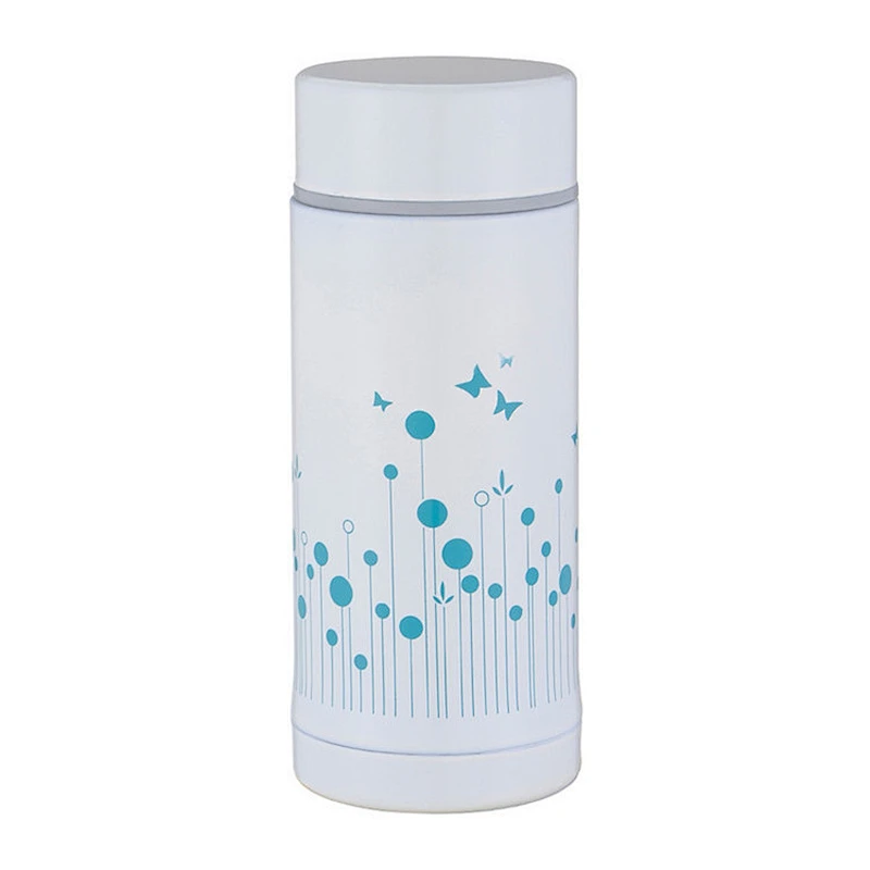 250ml vacuum thermos mini bottle water flask with steel lid