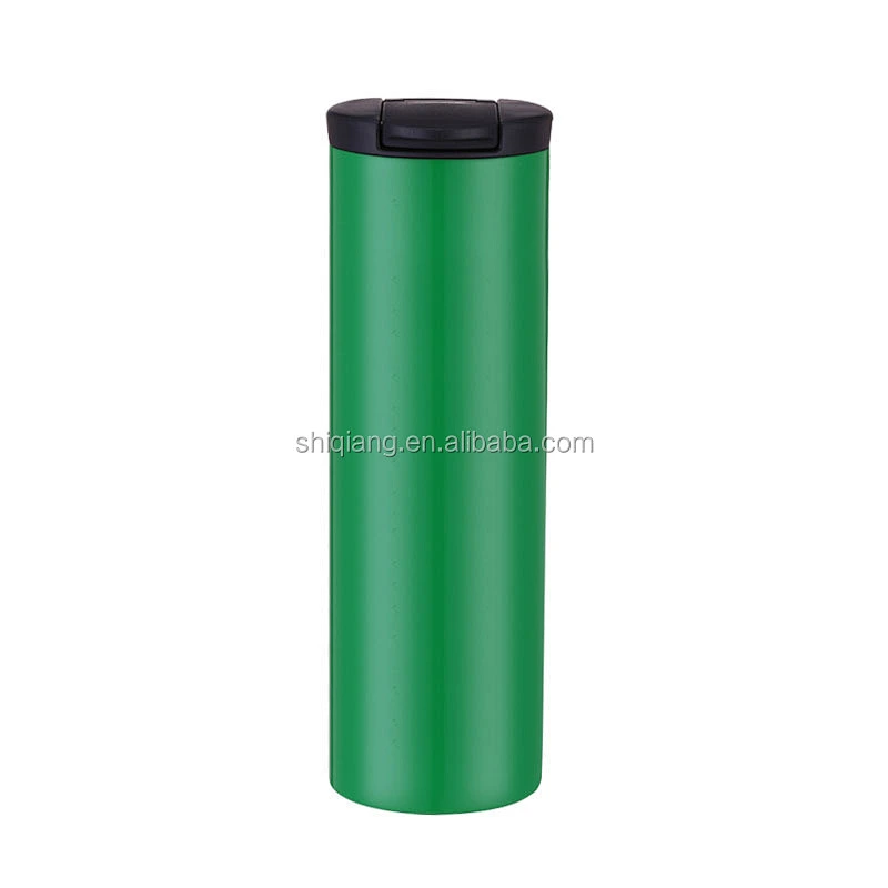 500ml reusable double walled vacuum insulated stainless steel suction mug bottle tumbler