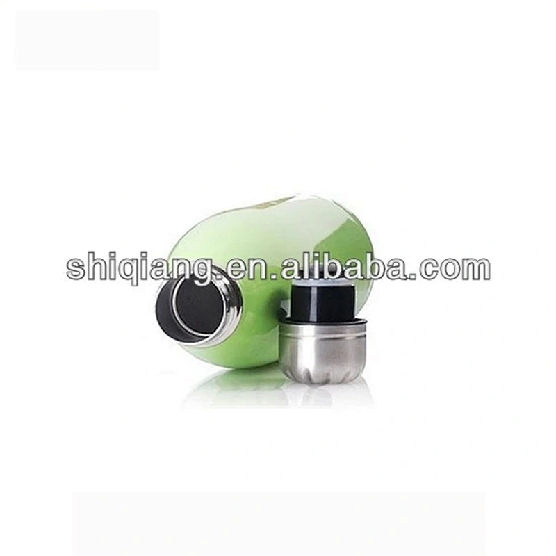 Double Wall Vacuum Insulated Stainless Steel Water Cola Shaped Water Bottle