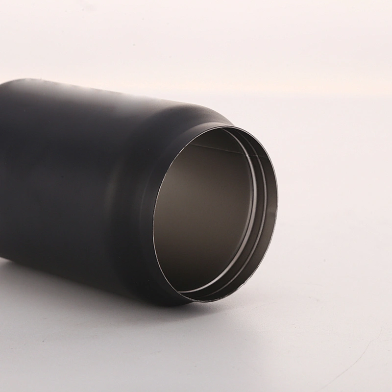 280ml Keep Warm Double Wall Insulated Stainless Steel Vacuum Bottle Thermos Can With Straw