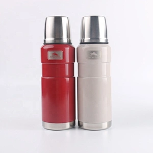 New Design Double Walled Stainless Steel Drinking Flask Vacuum Water Thermos