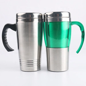 Tumbler Office Insulated Custom Stainless Steel Travel Mug With Handle
