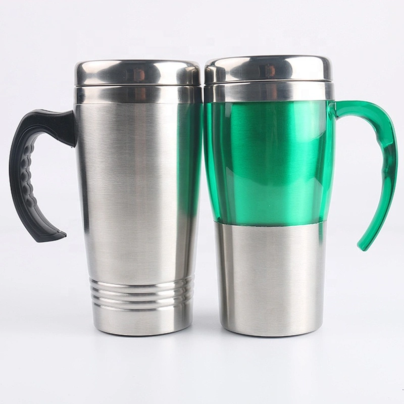 Tumbler Office Insulated Custom Stainless Steel Travel Mug With Handle