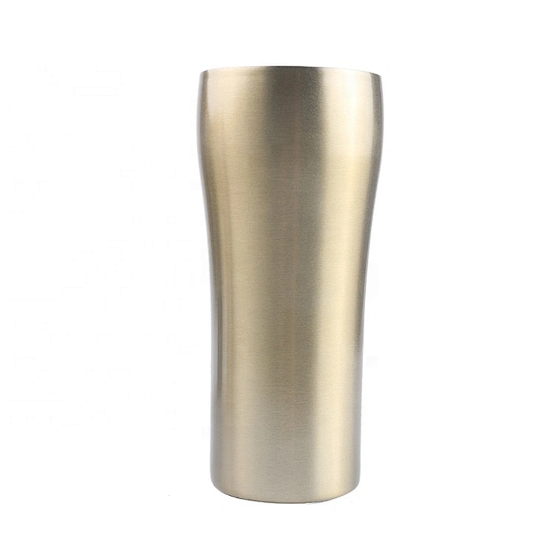 Double Wall 304 Stainless Steel Insulated Cold Beer tumbler cup with tritan lid and straw stopper