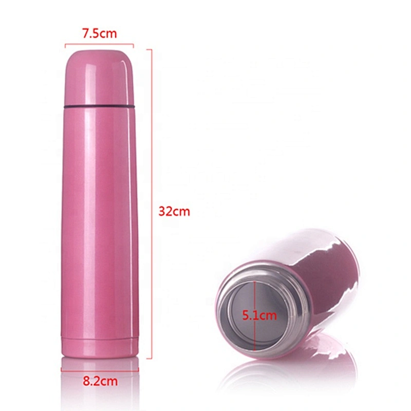 Promotional 304 Stainless Steel Double Wall Drinking Water Bottle Thermos Vacuum Flask 1 Liter