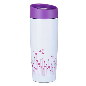 12oz Stainless steel leakproof vacuum thermal cup with push button lid BL-5105