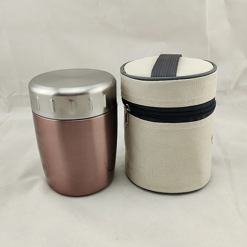410ml Keep Warm Double Wall Insulated Stainless Steel Food Container Vacuum Thermos Flask Soup Jar