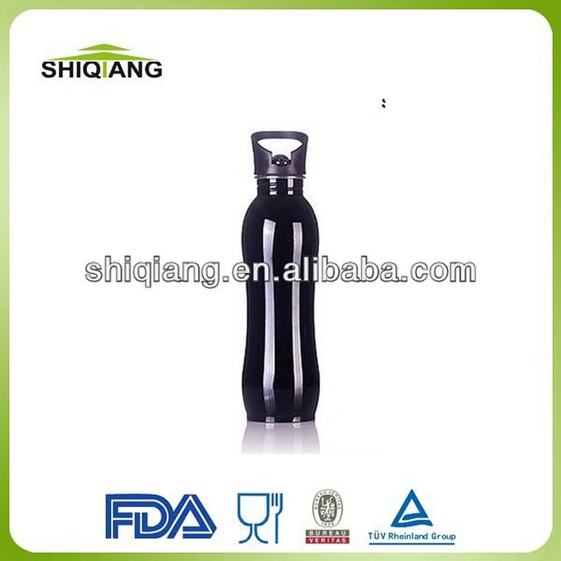 Daily Use 750ml Curved Shape Stainless Sport Water Bottle