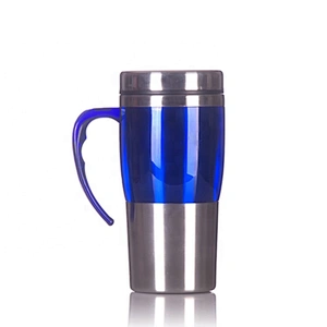 Wholesale Custom Logo Car Travel Coffee Cup Vacuum Insulated Stainless Steel Mug