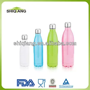 1L Cola Shaped Stainless Steel Vacuum Flasks 24 Hours Keep Warm Or Cool Sports Water Bottles