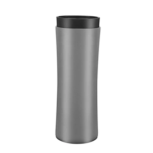 350ml double wall insulated stainless steel vacuum thermal mug with 360 degree water outleting push button lid