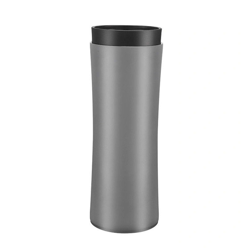 350ml double wall insulated stainless steel vacuum thermal mug with 360 degree water outleting push button lid