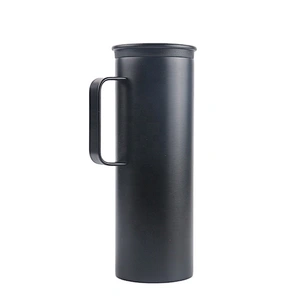 Vacuum Flask Insulated 450ml Leakproof Stainless Steel Tumbler Coffee Cup With Handle