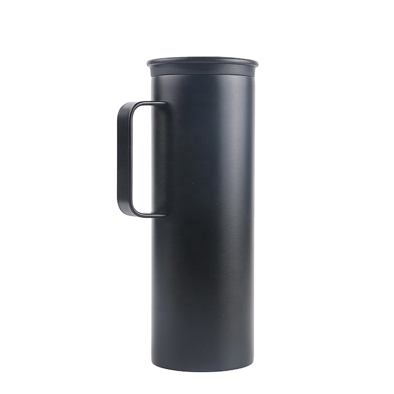 Vacuum Flask Insulated 450ml Leakproof Stainless Steel Tumbler Coffee Cup With Handle
