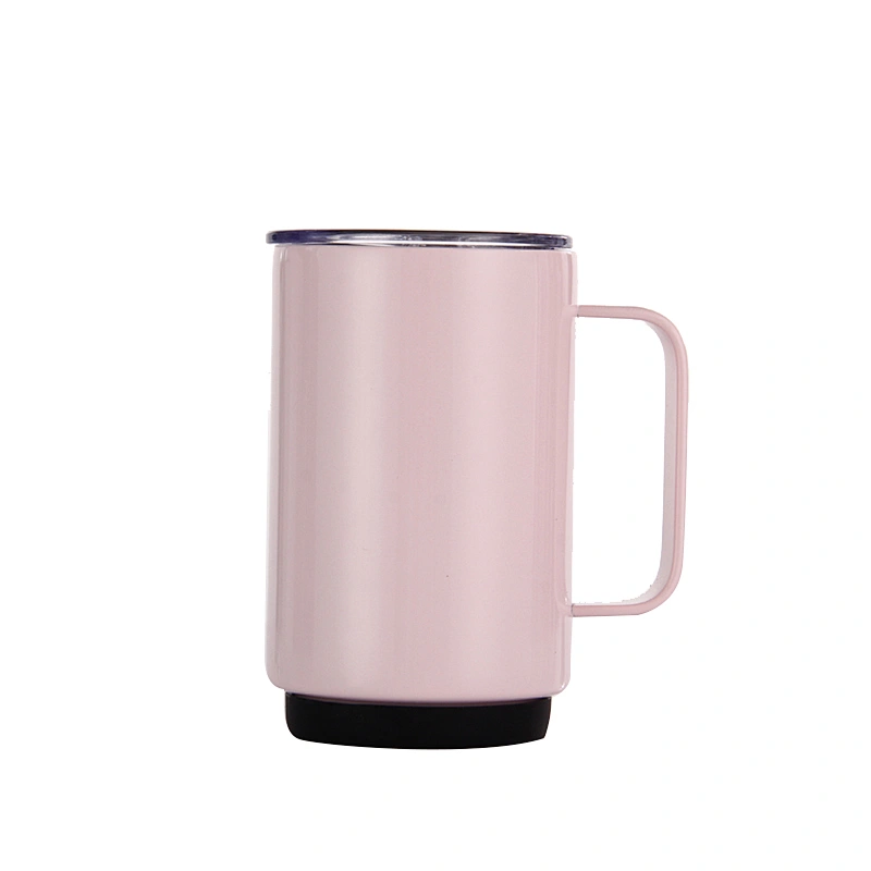 Stainless Steel Handle Mug 350ml Coffee Thermos Cups Double Wall Vacuum Tea Tumbler