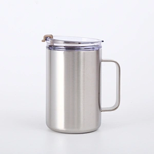 BPA Free 400ml Stainless Steel Insulated Cup With Handle