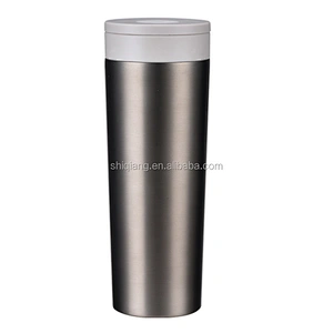 Unique 16oz vacuum stainless steel double wall tea tumbler with infuser