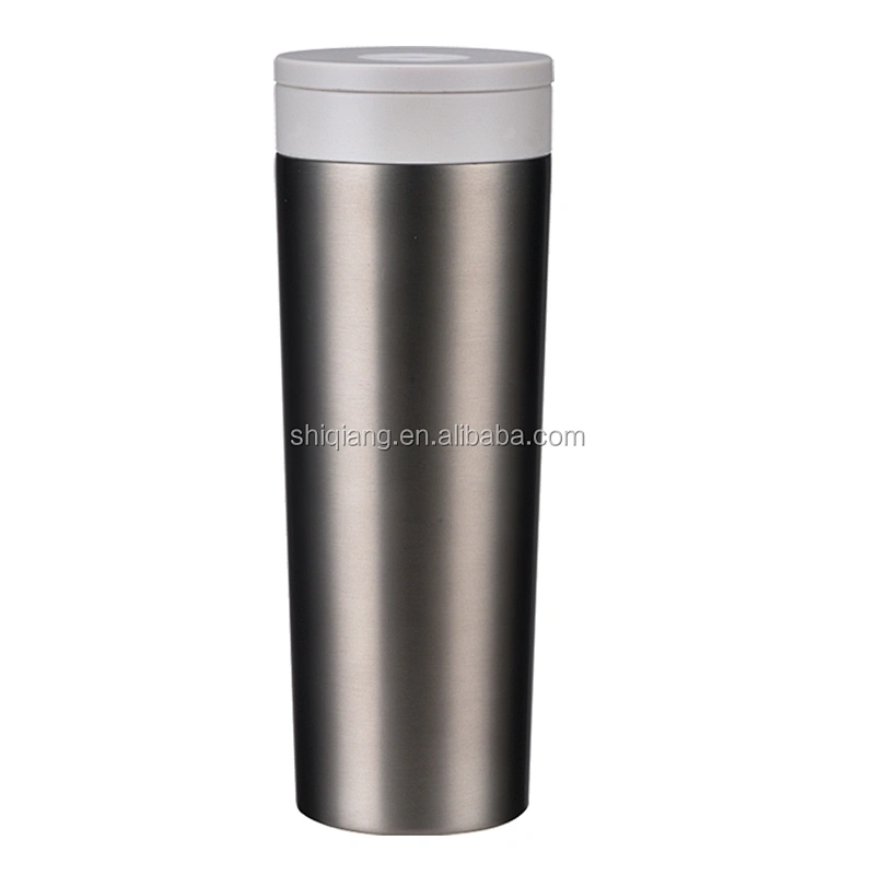 Unique 16oz vacuum stainless steel double wall tea tumbler with infuser
