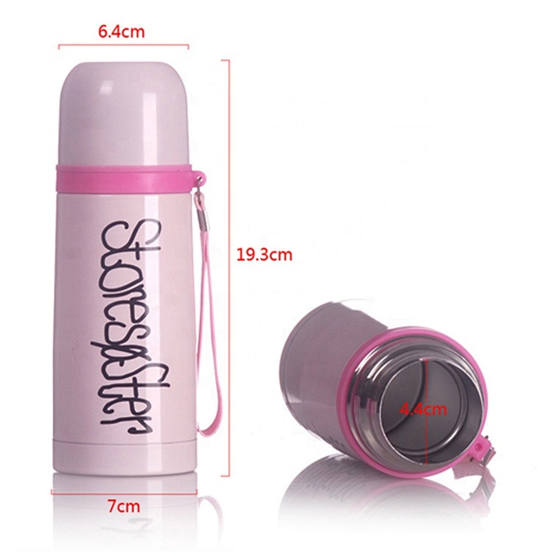 Insulated Stainless Steel Water Bottle 350ml Thermos Flask Vacuum