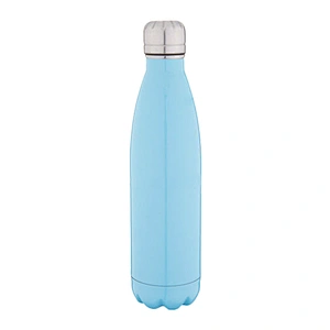Cola Shape 1L Glitter Painting Double Wall Stainless Steel Vacuum Sports Water Bottles