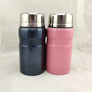 750 ml Keep Warm Double Wall Insulated Stainless Steel Food Container Vacuum Thermos Flask Soup Jar