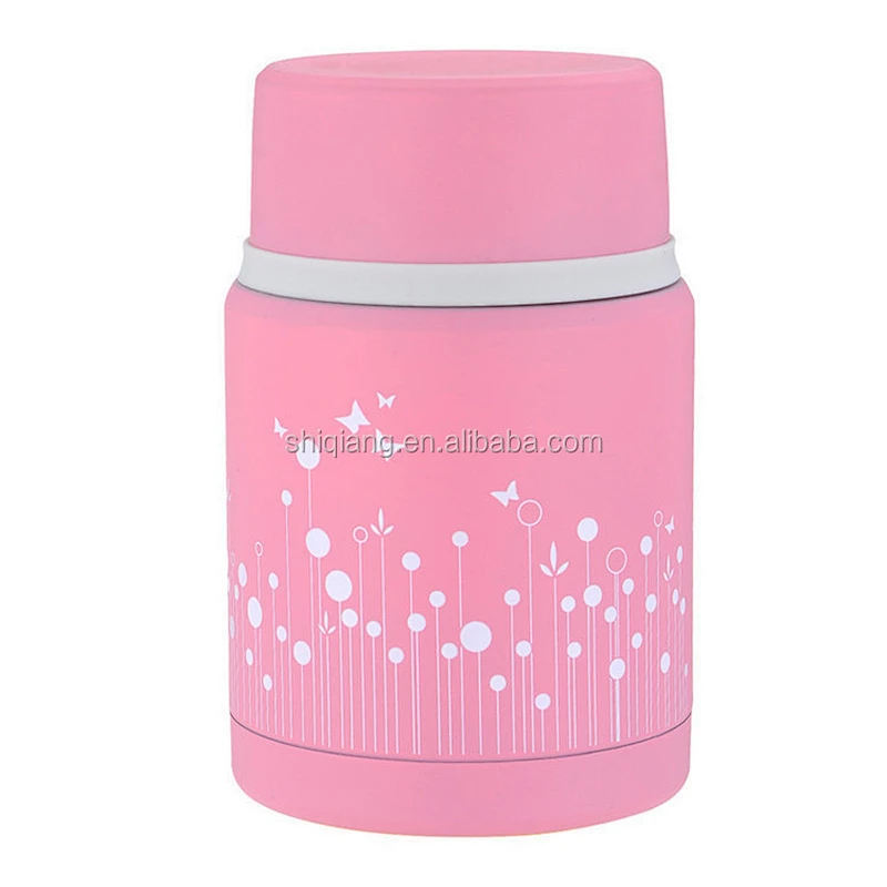 Food grade 500ml double wall metal thermal insulated lunch box