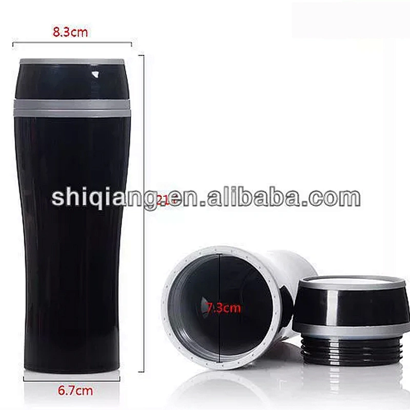 400ml Rounded Type Double Wall Stainless Steel Vacuum Travel Thermal Bottles With Lid