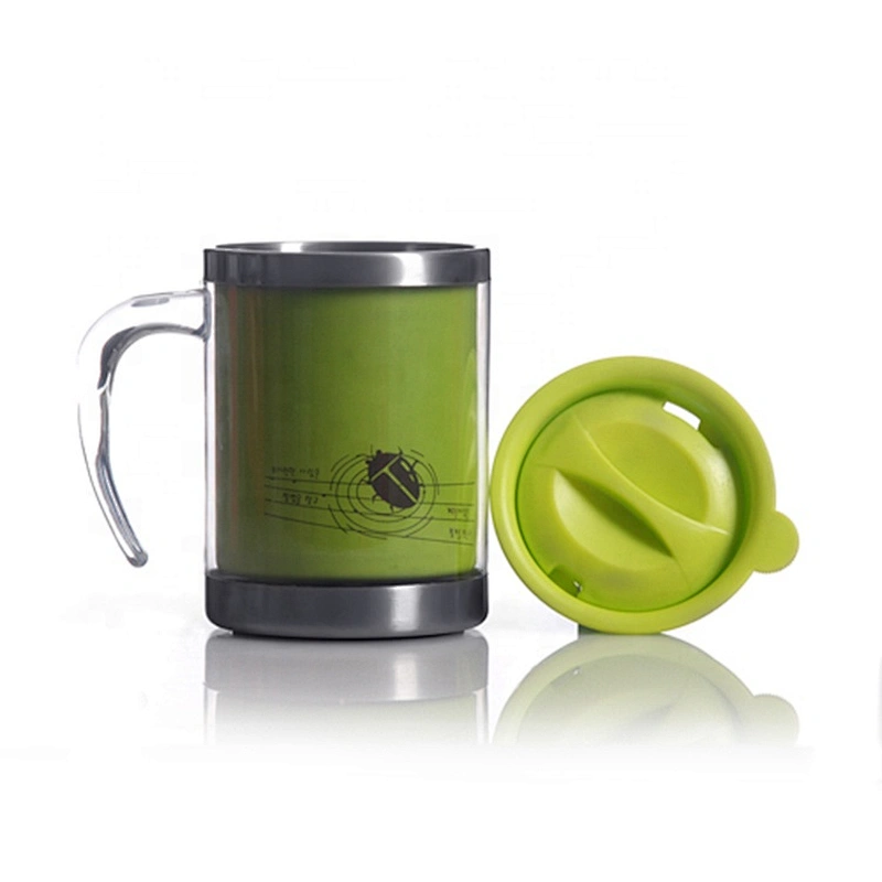 Custom Printed Logo 14oz Travel Office Keep Hot Cold Tea Coffee Mug With Lid