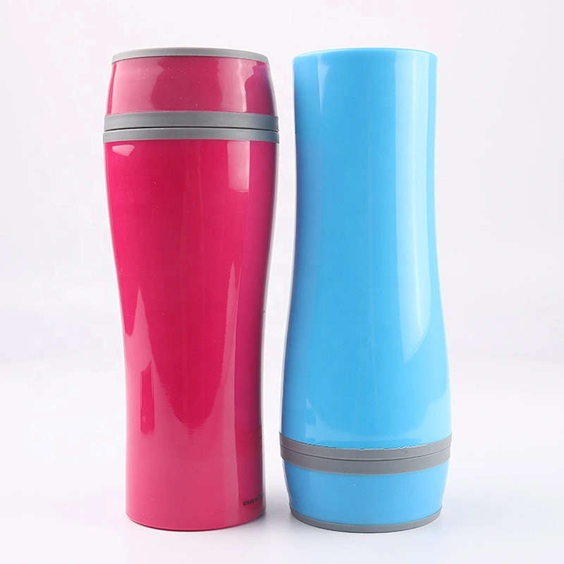 400ml Leak Proof Double Wall Drinkware Tumbler Office Mug Plastic