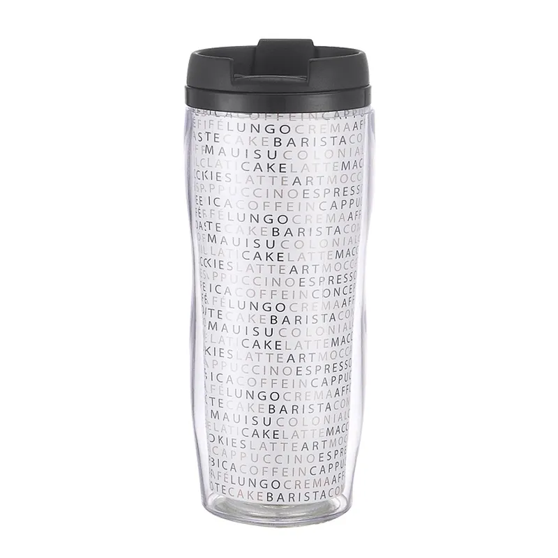 Custom Paper Printed Insert Insulated Stainless Steel Double Wall Vacuum Travel Mug