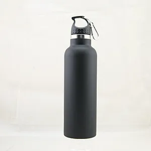 Custom Vacuum Insulated Thermos Flask Portable Metal Sport Drink Bottles With Lid