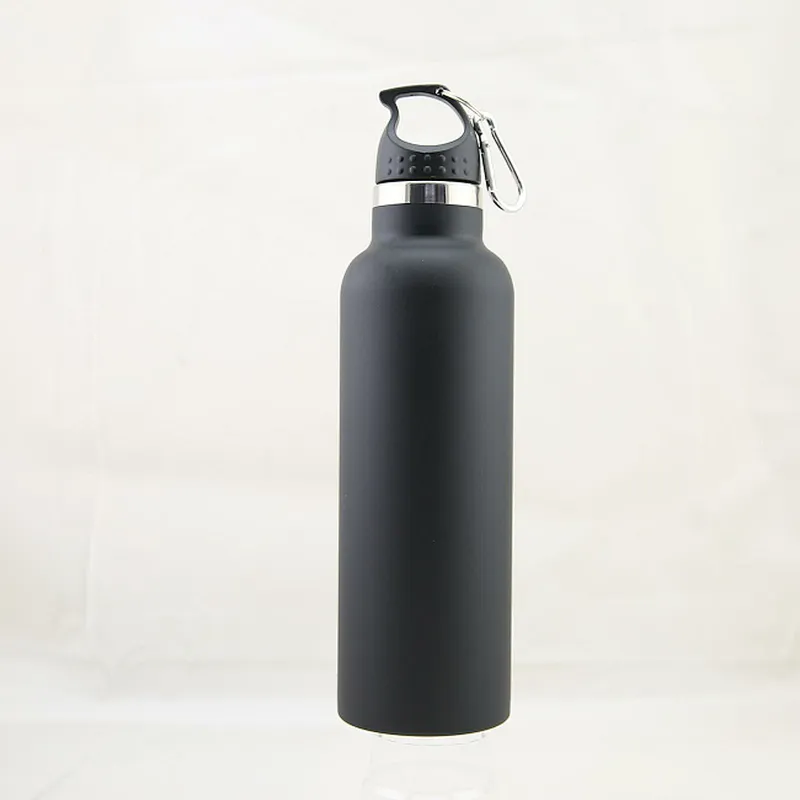 Custom Vacuum Insulated Thermos Flask Portable Metal Sport Drink Bottles With Lid