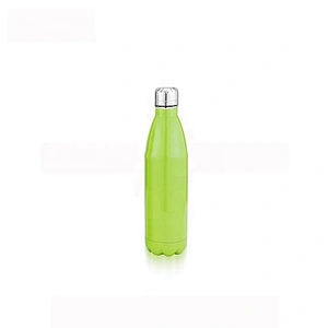 Double Wall Vacuum Insulated Stainless Steel Water Cola Shaped Water Bottle