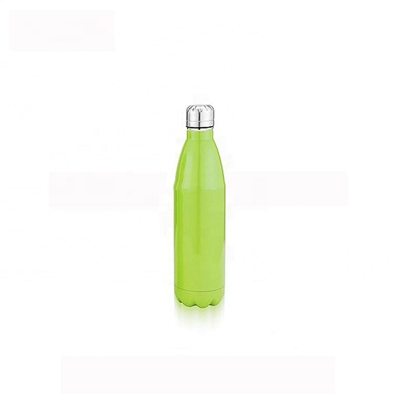 Double Wall Vacuum Insulated Stainless Steel Water Cola Shaped Water Bottle
