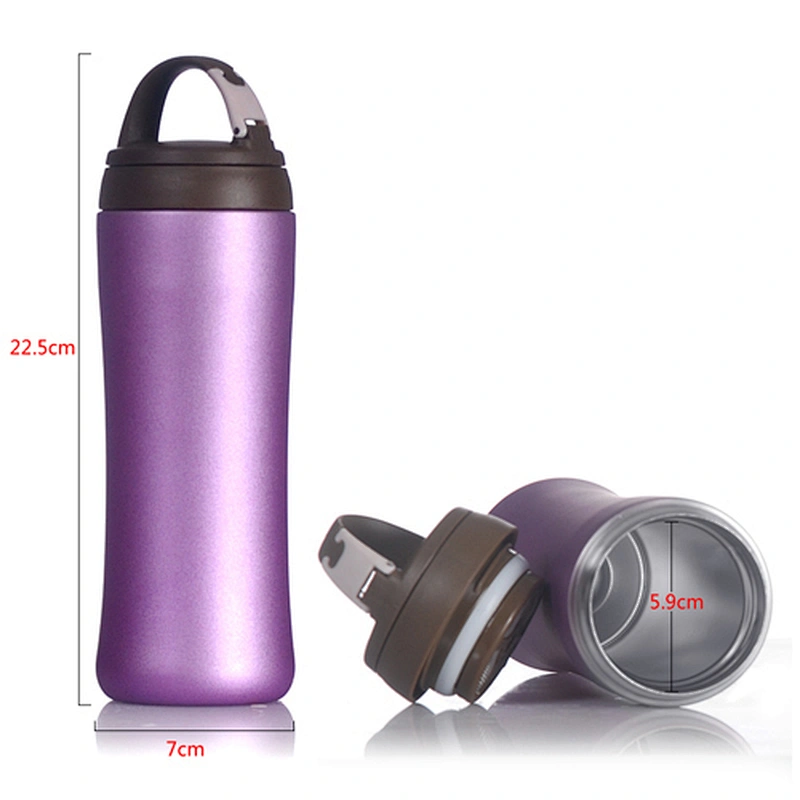 350ml high grade Korean vacuum flasks water bottles with tea filter carabiner lid