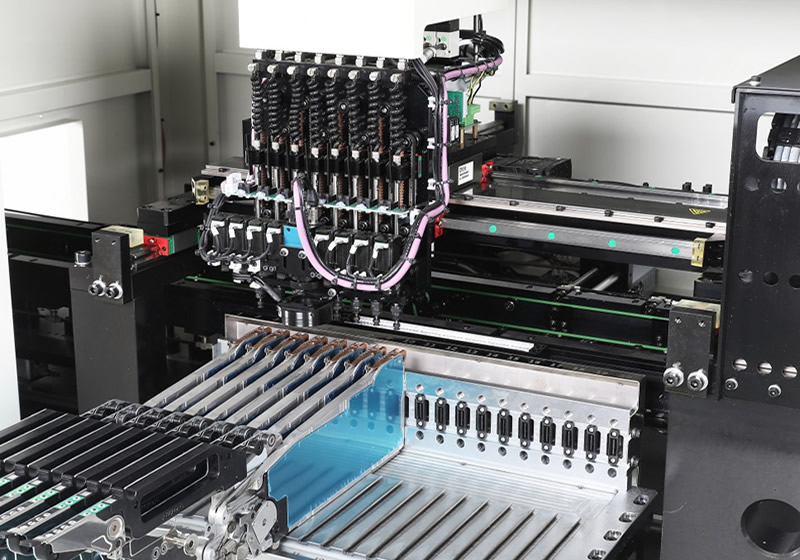 Solid granite platform, X/Y axis driven by linear motor, ensure machine running fast and stably. Solid granite platform, X/Y axis driven by linear motor, ensure machine running fast and stably.