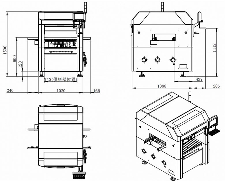 Intelligent Component Insertion System AI-400 Dimension Intelligent Component Insertion System AI-400 Dimension