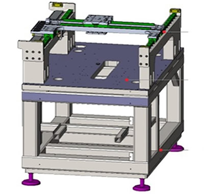 High rigidity welding frame to ensure high speed and stable operation. High rigidity welding frame to ensure high speed and stable operation.
