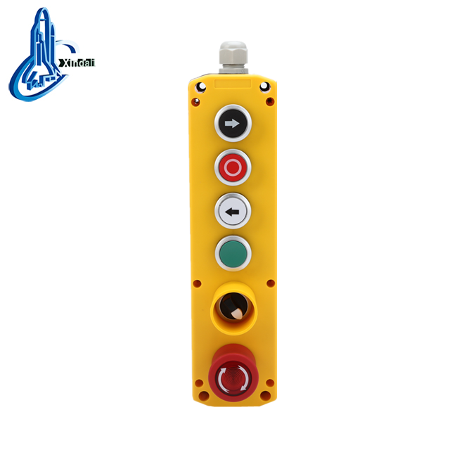 6 button waterproof emergency light box ip68 push button switch box XDL722-JBW624P