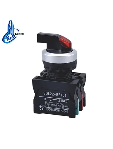 push button spring return