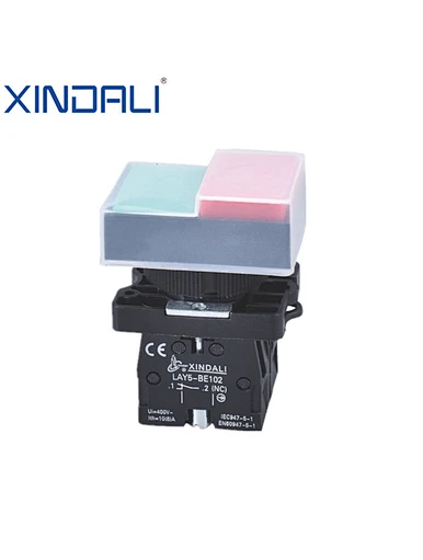 push button double switch