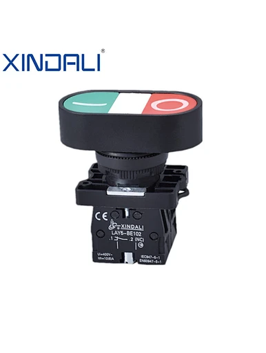 push button double switch