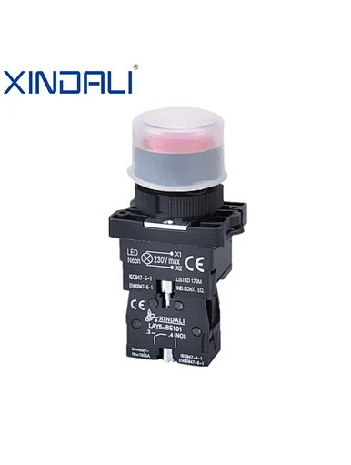 led indicator button switch