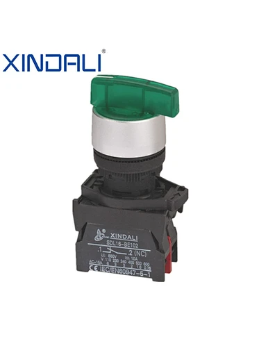 2 position selector pushbutton switch