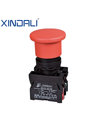 push button switch mushroom