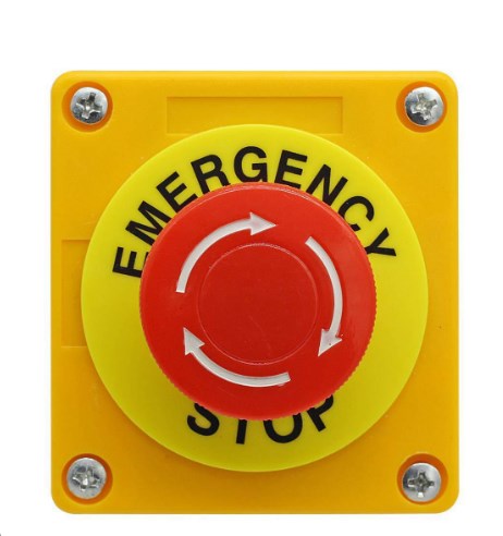 emergency stop button