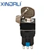 16mm pushbutton 10a 2 position electric key switch for elevator push button XDL16-11YA