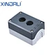 industrial two holes black button switch control box parts XDL4-BE02