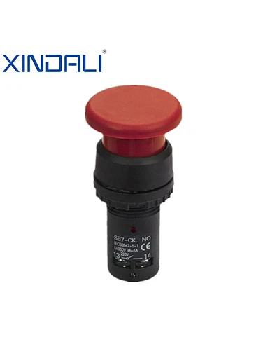 emergency stop mushroom button