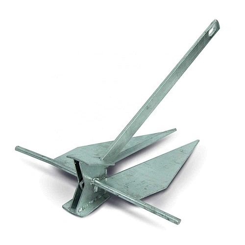 Danforth Anchor American/Japanese type with Carbon steel hot Galvanized